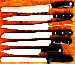 7 types of granton-edge slicers