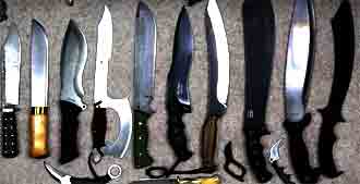knives collected the previous year