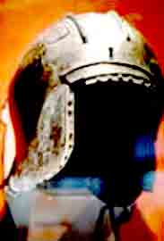 a warfare helmet produced during the iron age